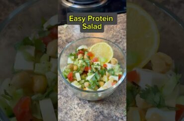 Healthy Protein Salad | Chickpea Salad | #reels #salad #shorts #indianrecipe #chickpeas #recipe #yt