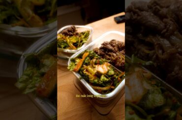 Korean BBQ Meal Prep for Weight Loss #highprotein #lowcalorie #mealprep #healthyrecipes