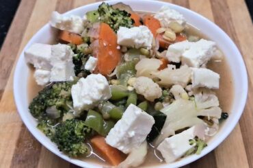 High protein healthy weight loss recipe | Vegetable soup for weight loss |