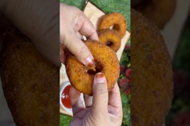 Ramadan special recipe #shorts #trending #viralshort #donuts #breadrecipe #potatorecipe #iftarrecipe