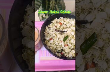 Jowar Flakes Mixture | Healthy Jowar Flakes Chivda | No Onion No Garlic Recipe #asmr #shorts