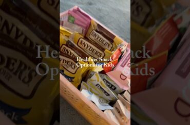 Healthier Snack Options for Kids #healthy #snacks #ideas