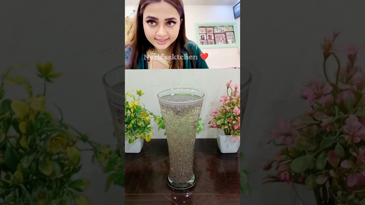 Tejasswi prakash ‘s favourite Chia seeds Honey Lemon Drink #shorts Tejasswi prakash 's favourite Chia seeds Honey Lemon Drink #shorts