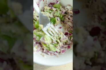 Quick & Healthy! 5-Min High-Protein Tuna Avocado Sandwich #sandwich #easyrecipe #viralvideo  #foodie