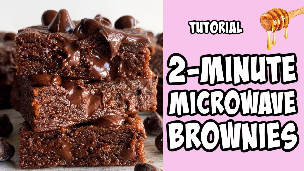 2-Minute Microwave Brownies! tutorial #Shorts 2-Minute Microwave Brownies! tutorial #Shorts