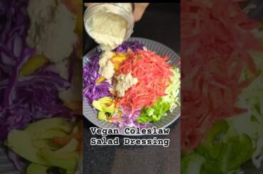 STOP Using Mayonnaise in Your Coleslaw Salad #healthy #salad #vegansalad #vegan #saladrecipe #food