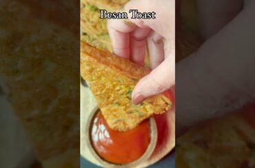 Bread Besan Toast-Just In 10 Mins | Besan Toast | #recipe #besantoast #easyrecipes #breadtoastrecipe