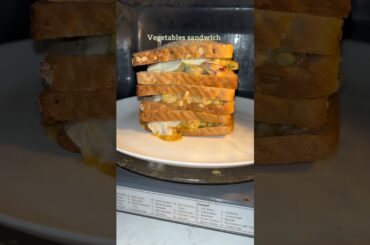 Vegetables sandwich | healthy snacks | healthy breakfast #yshorts #food #breakfastrecipes