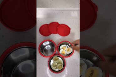 Healthy lunch box with sauteed veggies, boiled egg #egg #sauteedveggies #healthy #lunchbox #protein