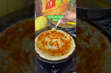 Favourite food is dosa #shorts #food #ytshorts #dosa #spicy #viralshorts #yummy #breakfast #recipe