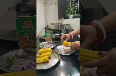 #cornrecipe #cornchaat #recipe#healthy #food #recipe #homemadefood #shorts