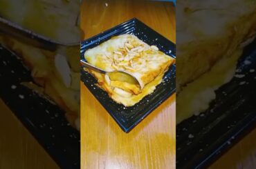 Have you tried the milk banana toast #2min recipe #healthy recipe #bread recipe  #ytshorts #shorts