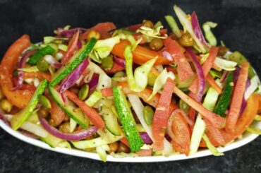 Healthy Salad - Perfect Lunch & Dinner For Rapid Weight Loss | Salad Recipe Rich In Protein & Fiber.