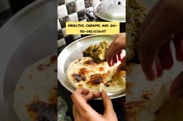 Butter Naan & Palak Paneer:The After School Meal? #food #recipe #healthy #vlog #shorts #snacks #easy