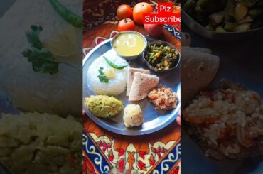 Healthy lunch...#shorts #indianfood #dopaharkakhana #lunch #daal #chawal #recipe