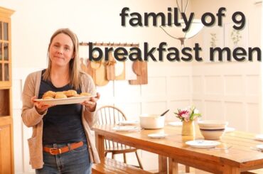 What I made for breakfast this week.