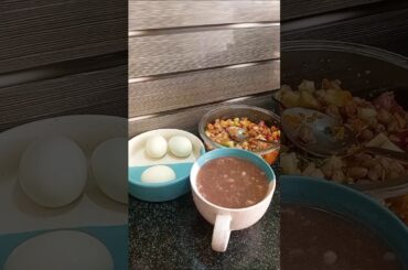 Peanut salad Healthy breakfast #minivlog #diml #dailyvlogs #dimlvlogs #shortsfeed #weightlossfood