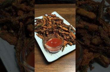 Crispy Okra fry| Kurkuri Bhindi #bhindirecipe #okra #shorts #food #bhindifry #asmr #asmrcooking