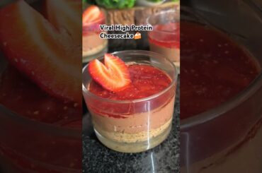 Delicious Healthy Cheesecake #easyrecipe #recipe #valentine #healthy #cheesecake #proteincheesecake
