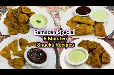 Ramadan special recipes | iftar snacks recipes| Easy Snacks To Make At Home | bread Snacks Recipes