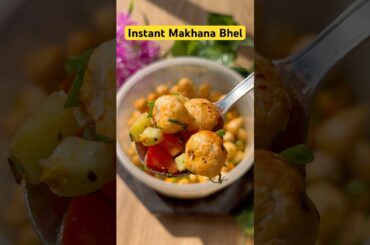 #shorts Spicy Crispy Makhana Bhel #healthy #snacks #trending  #healthysnacks #makhana #recipes