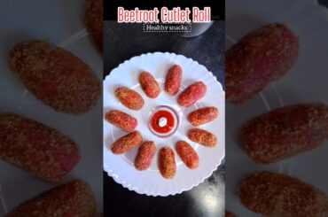 How to make Beetroot cutlets roll recipe ll #youtubevideos #snacks  #purvahomekitchen #defferent