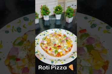 Healthy Homemade Roti Pizza #shorts #cheese#recipe#pizza