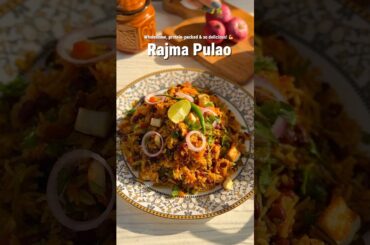 Healthy Pulao #recipe #rice #pulao #paneer #rajma #protein #healthy #lunch #dinner #shorts
