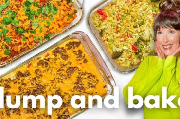 3 Healthy Meal Prep DUMP AND BAKE Vegan Casseroles (gluten-free)