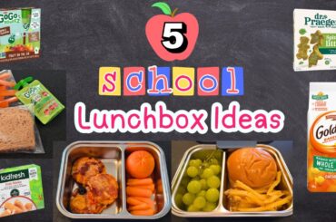 5 Quick and Easy School Lunch Ideas for Kids | Healthy Lunchbox Recipes