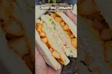 Chicken Tikka Sandwich #chickentikkasandwich #chickensandwich #shorts