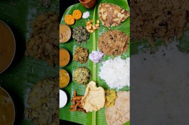 Healthy south indian food/veg thali/Andhra Meals #wedding #thali #shorts