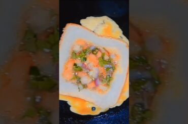 Bread Omelette Toast RECIPE #food #breadomeletterecipe #shortsfeed #shorts