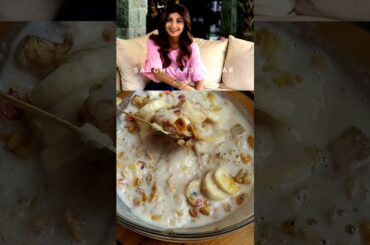 Shilpa Shetty High Fiber Breakfast Recipe | Weight Loss Recipe #shorts #shilpashetty #muesli
