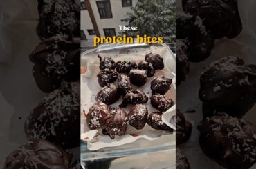 Try Protein Packed bites - Date filled bites #protein #proteinbites #proteinsnack #highprotein
