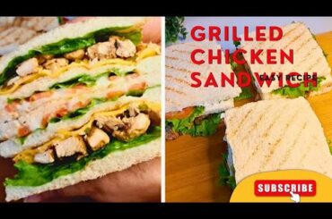 Chicken Grilled Sandwich Recipe By Cook And Bake