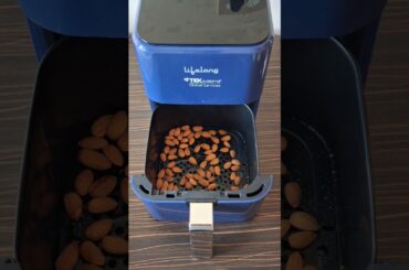 Salted crispy almonds in Airfryer | Easy Snack Recipe #airfryer #shortfeed #almond  #airfryerrecipes