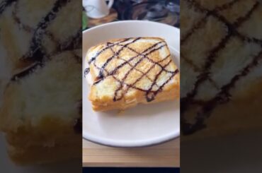 Simple Bread Milk Toast #bread #breakfast #food #healthy #toast #shorts #breadrecipes