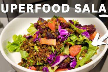 HEALTHY ROASTED BEET SALAD Recipe | VEGAN