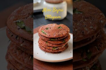 Trending Uttapam recipe | Healthy breakfast recipe | Millet | Bajra | #indianbreakfast #food #recipe