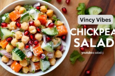 Creamy chickpea salad | Easy And Healthy Chickpea Salad Recipe || Quick And Delicious Recipe.