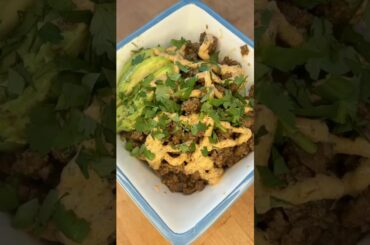 Southwest Beef & Avocado Rice Bowl