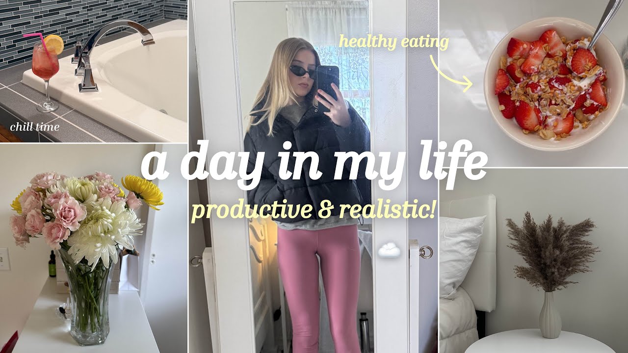a productive day in my life | morning routine, healthy lunch ideas & everyday supplements a productive day in my life | morning routine, healthy lunch ideas & everyday supplements