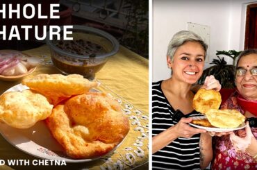Epic CHOLE BHATURE with Mum - Food from home - Episode 1
