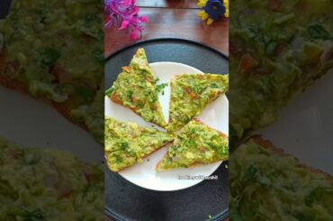 Avocado Toast  Indian Style Simple and Healthy Recipe  #shorts
