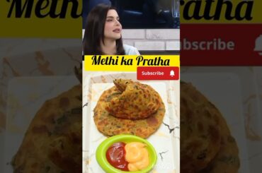 Bismil actor's fav paratha/methi thepla/methi paratha #viralvideo  #pakistanidrama #paratha