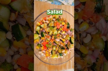 Protein Loaded Salad Recipe #diet #gym #healthy #shorts