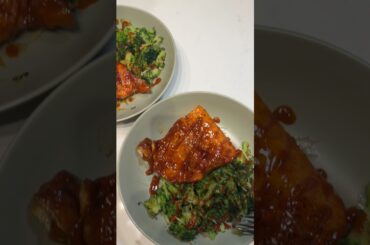 healthy dinner + sweet treat idea