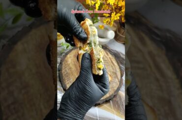 Spinach Corn Sandwich | Healthy Sandwich #sandwich #indiancuisine #food @Shivamdadhaba