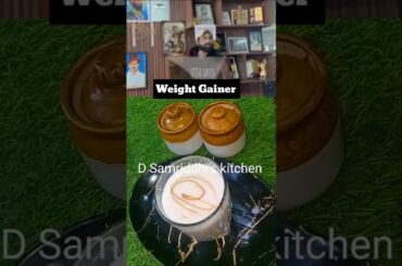 Fitness Coach Nitesh Soni Recipe Weight Gainer Drink#proteinshake #shake #recipe #niteshsoni#shorts